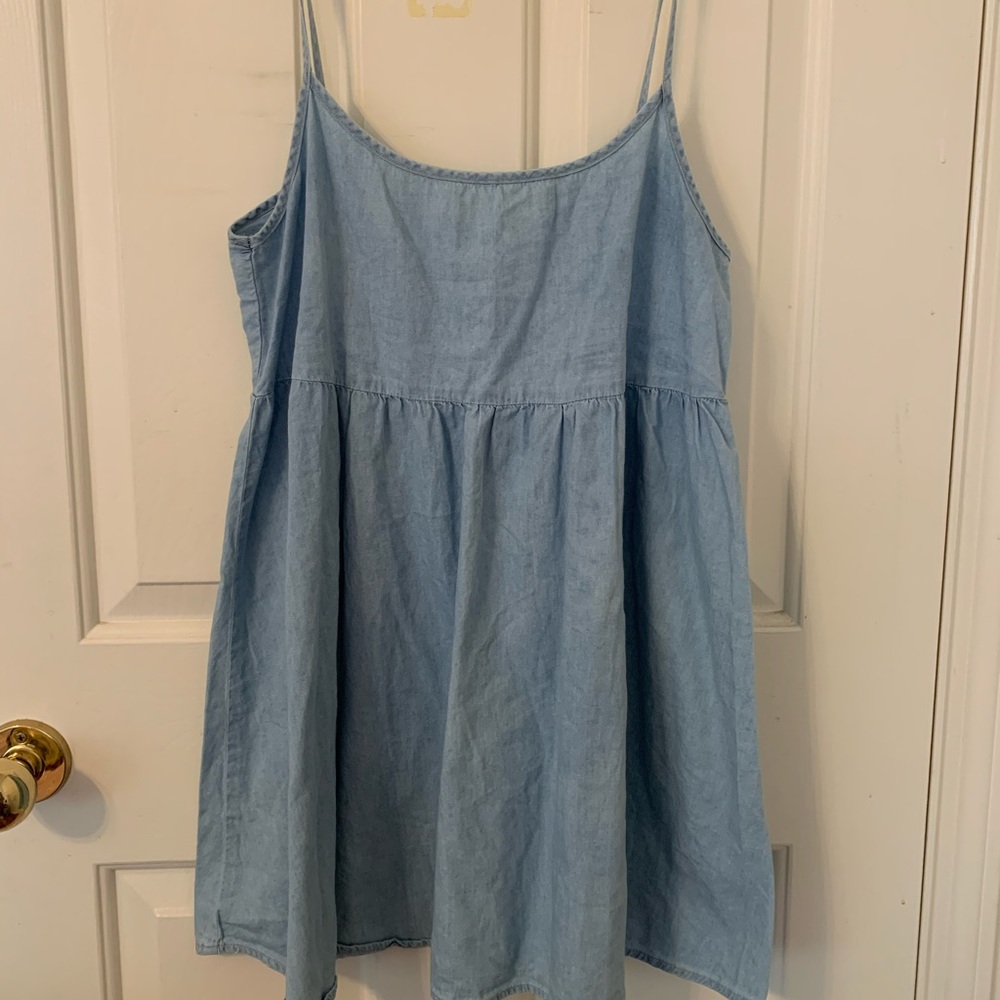 American Apparel faux denim dress